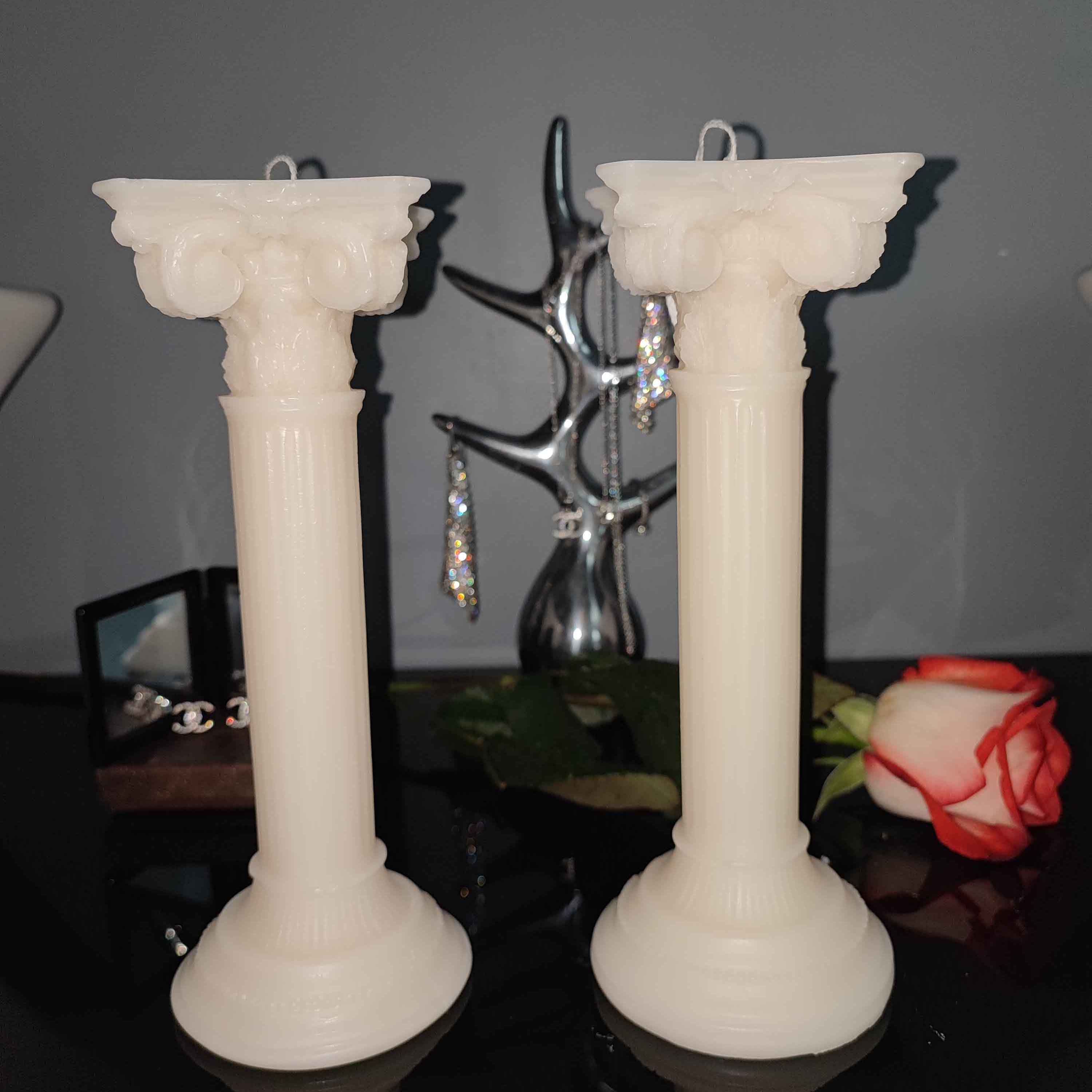 Roman Column Handmade Soy Wax Candle #2